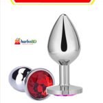 Jeweled Butt Anal Plug Medium Size | Premium Metal | HarboBD
