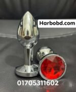 Jeweled Butt Anal Plug Medium Size | Premium Metal | HarboBD - Image 2