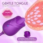 Rose 2 in 1 Rechargeable Vibration Massager For Women | Premium Silicone | HarboBD - Image 3