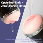 2 in 1 Double Side Mouth+Vegina Masturbator Cup | Premium TPE Reusable Cup | HarboBD - Image 3