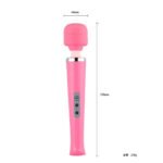 USB charge 10 Speed Body Vibrator AV Stick Female G Spot Powerful Handhold| Premium Waterproof Massager | HarboBD - Image 4