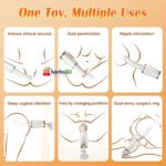 App Model Telescopic Up-Down Rechargeable Massager For Women | Premium Silicone | HarboBD - Image 3