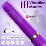 App Model Telescopic Up-Down Rechargeable Massager For Women | Premium Silicone | HarboBD - Image 10