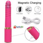 App Model Telescopic Up-Down Rechargeable Massager For Women | Premium Silicone | HarboBD - Image 11